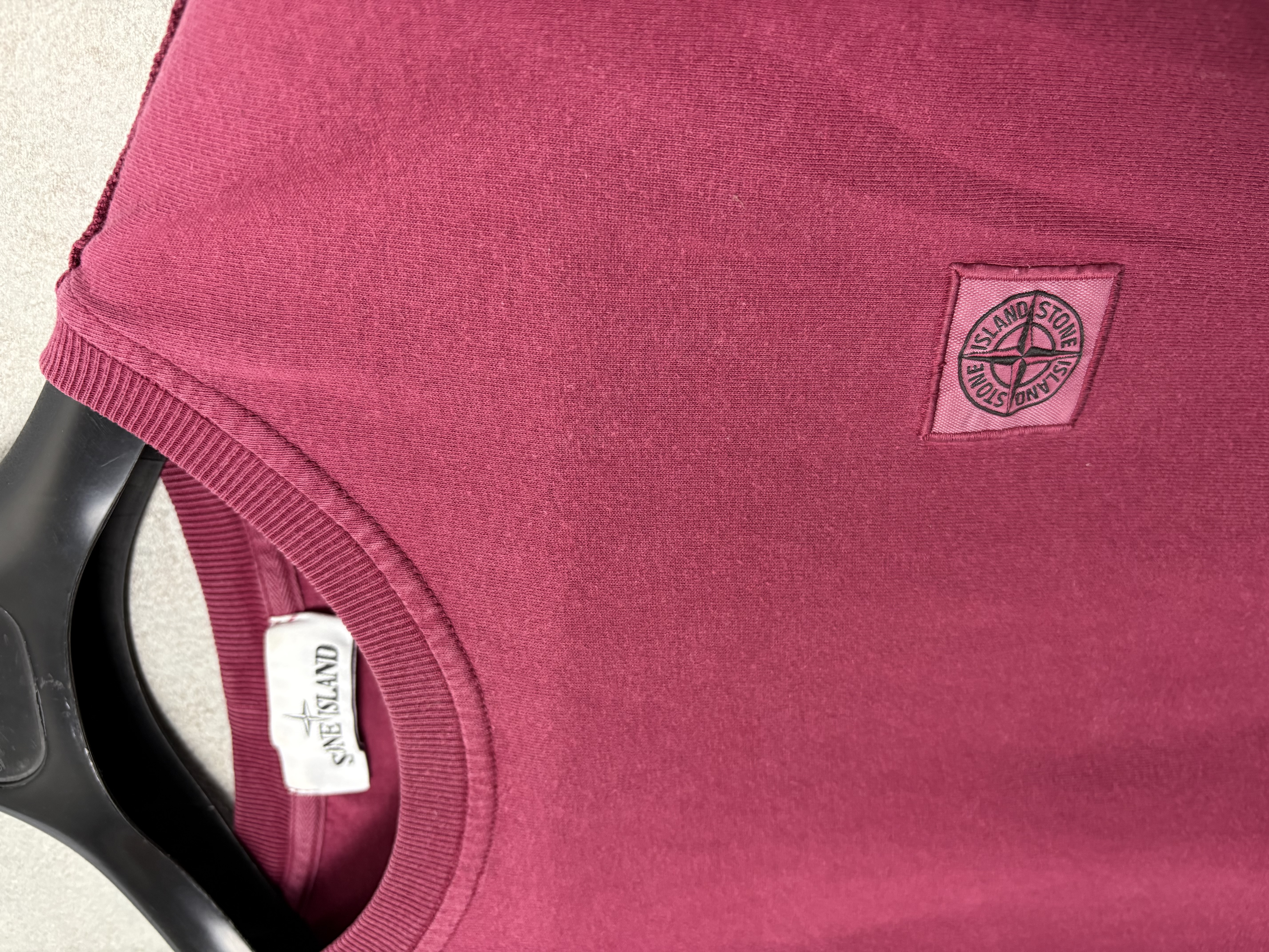 T-shirt Stone Island bordeaux (M)