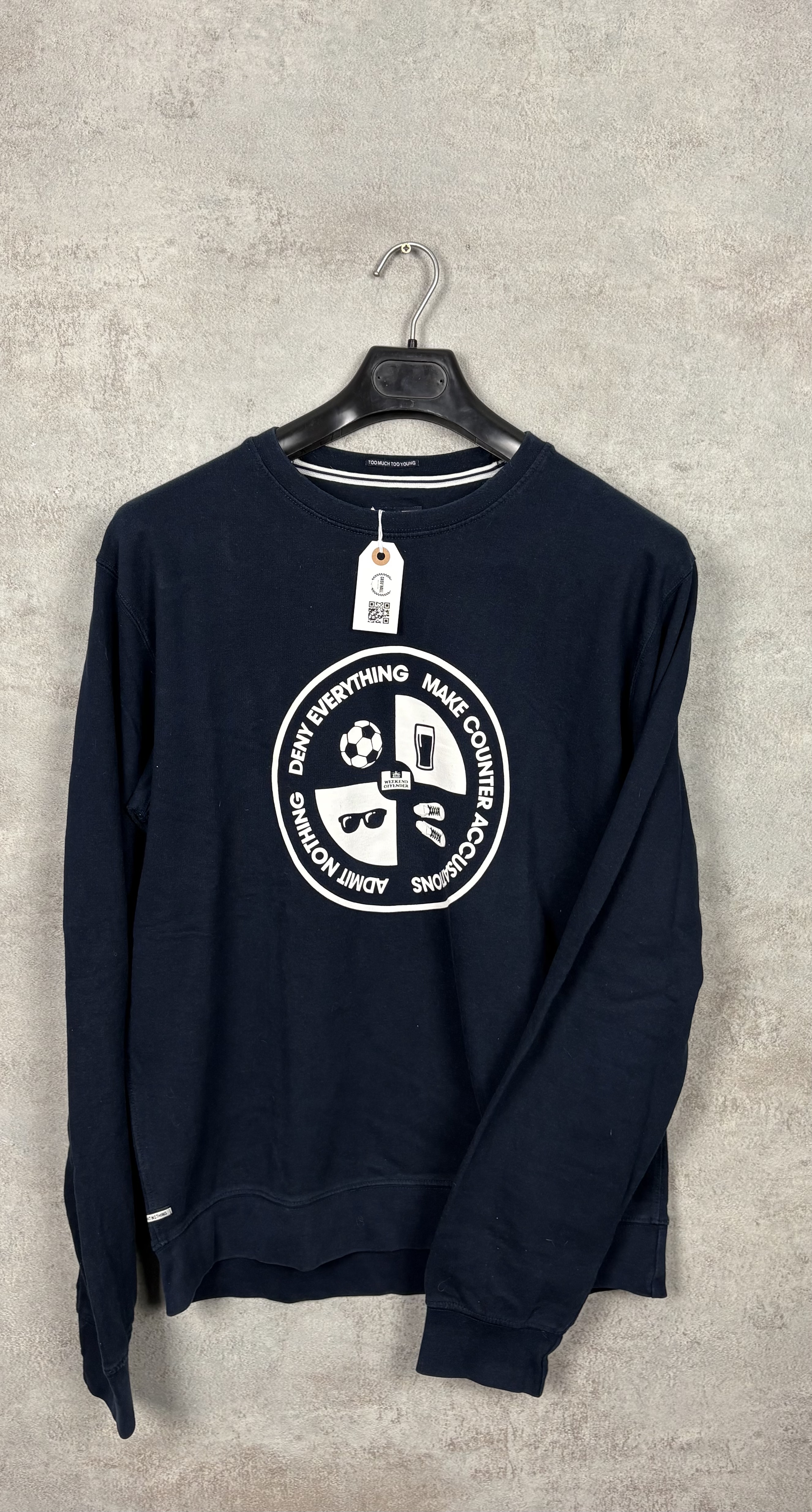 Pull Weekend Offender - Navy "Deny Everything" (L)