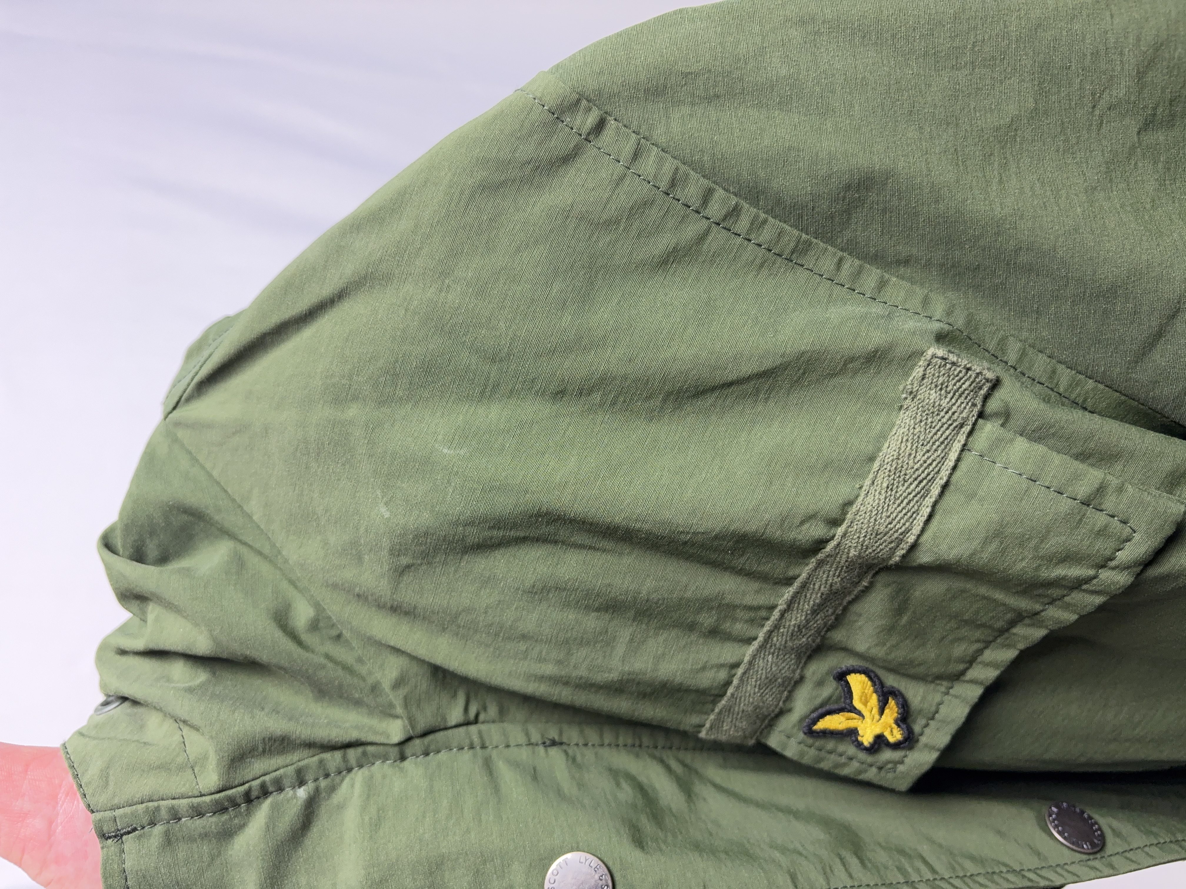 Veste Lyle and Scott Kaki à boutons