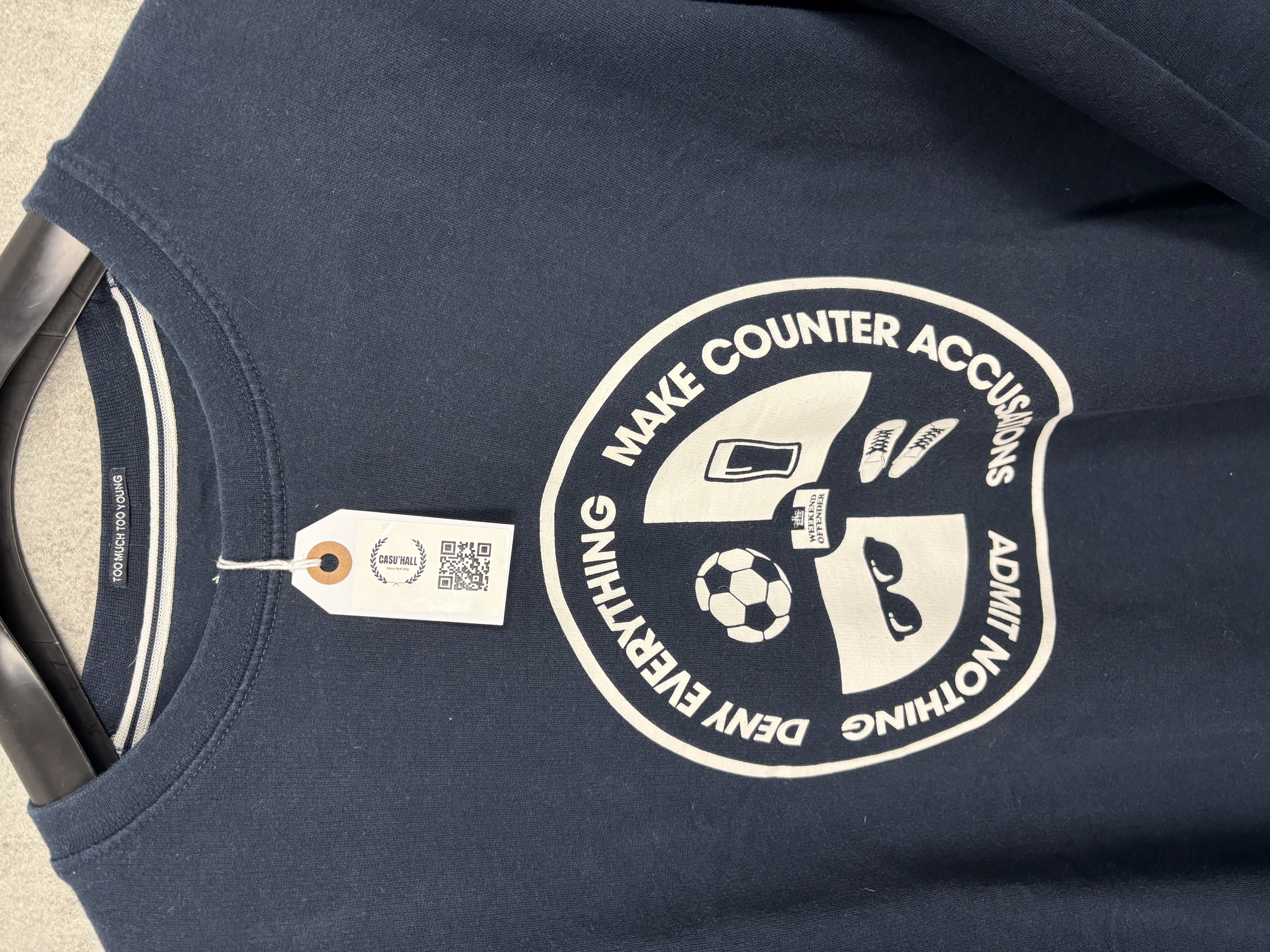 Pull Weekend Offender - Navy "Deny Everything" (L)