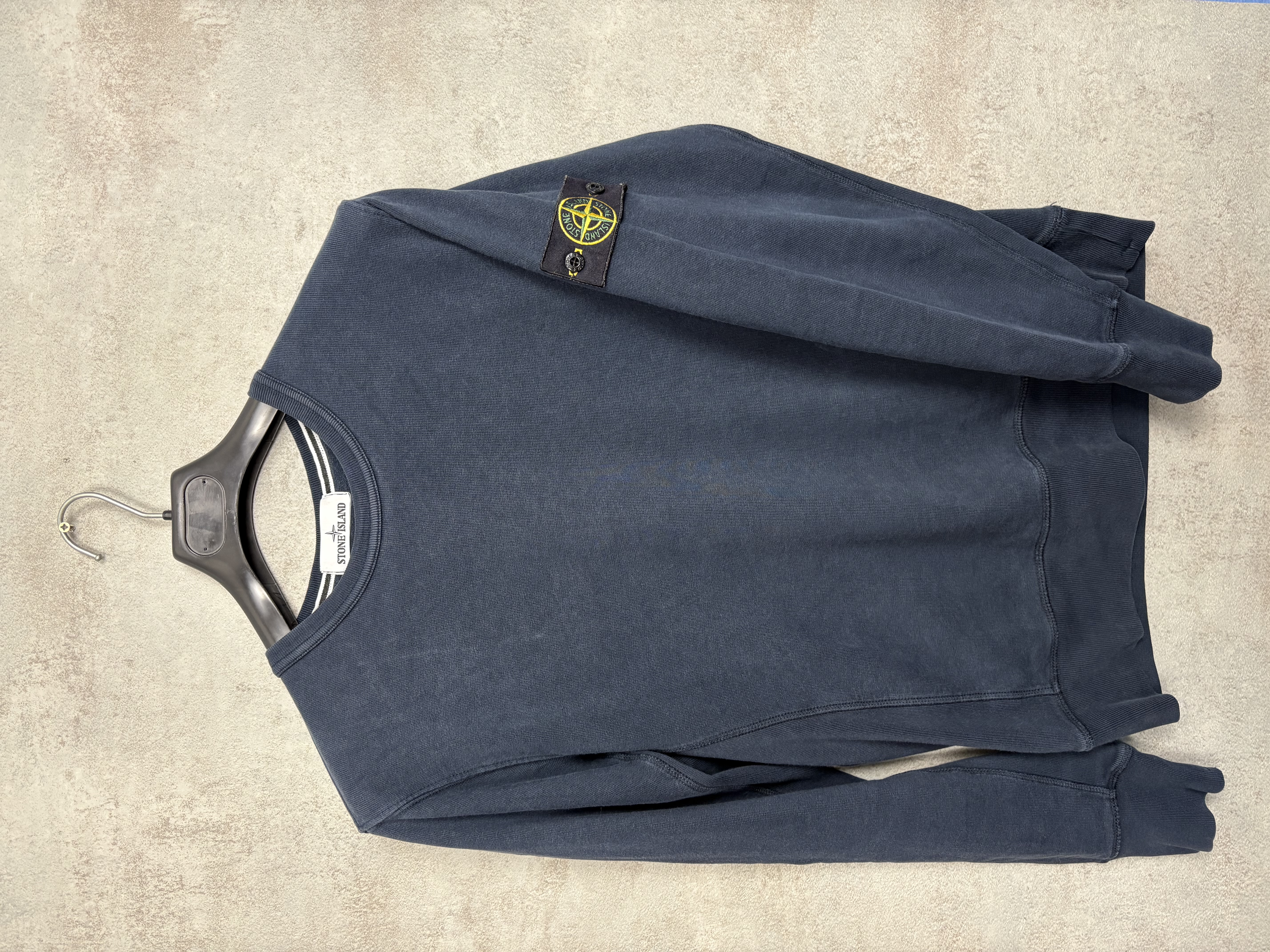 Sweat Stone Island bleu marine (L)