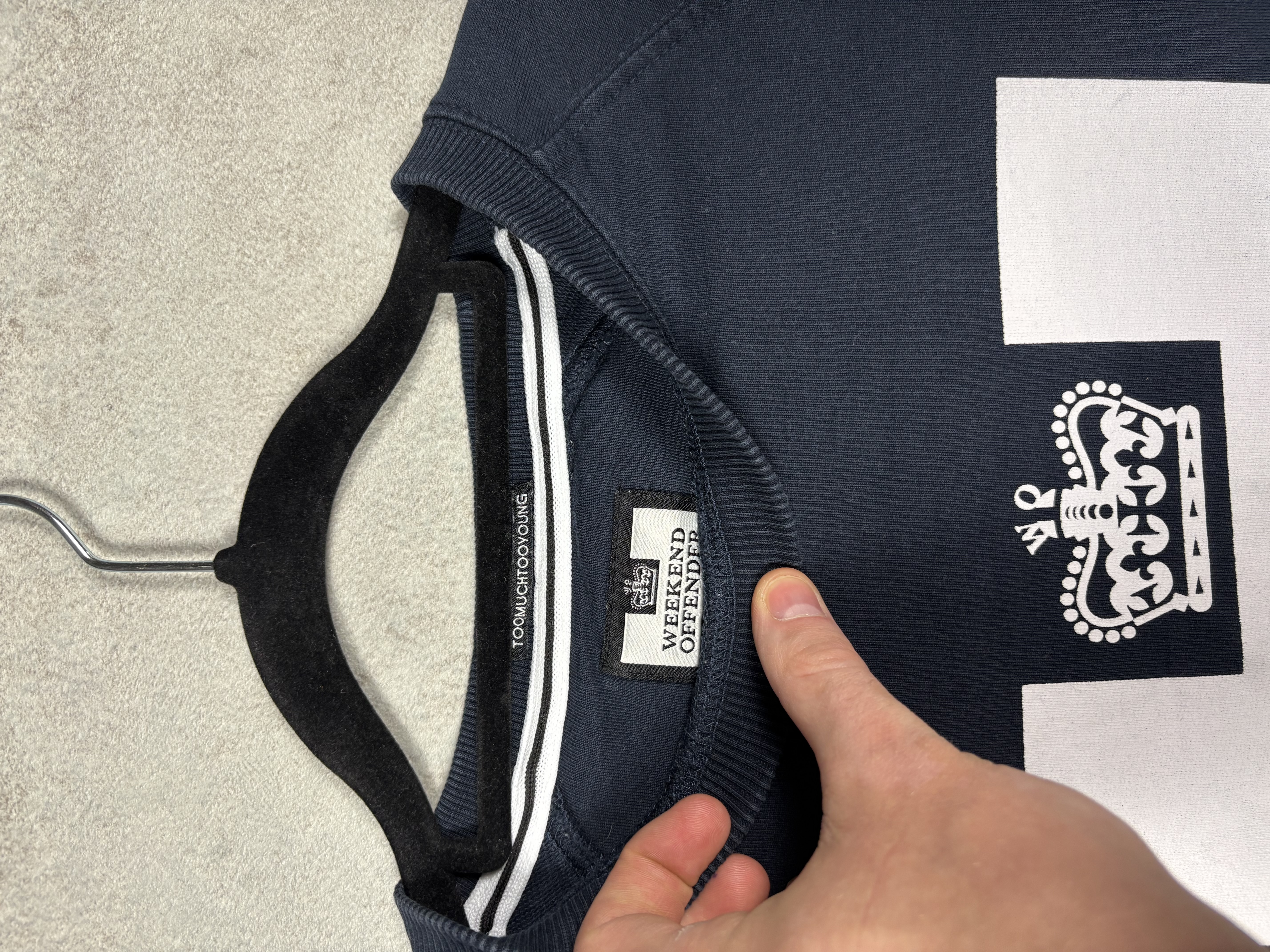 Sweat Weekend Offender bleu marine (S)