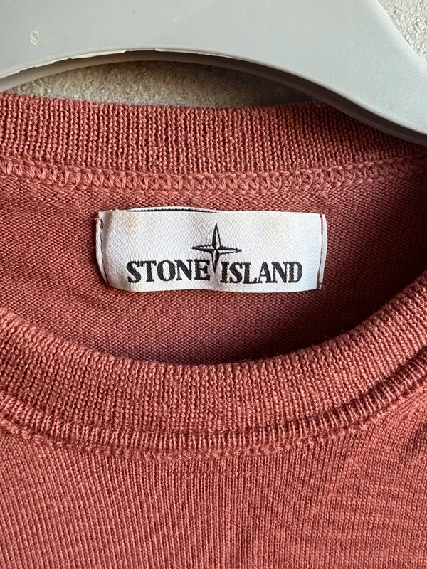 Sweat Stone Island Saumon / Corail
