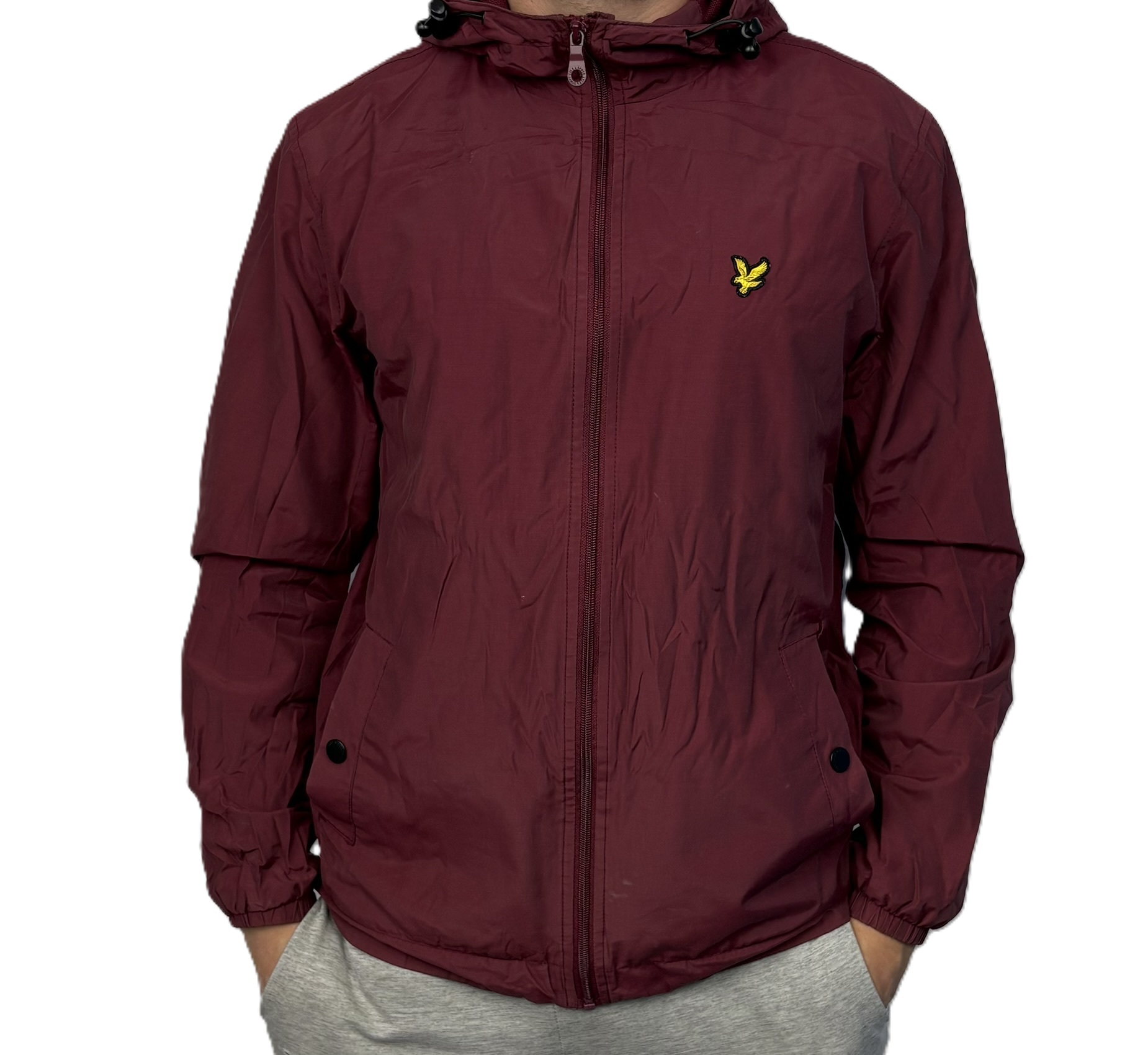 Coupe vent Lyle and Scott bordeaux
