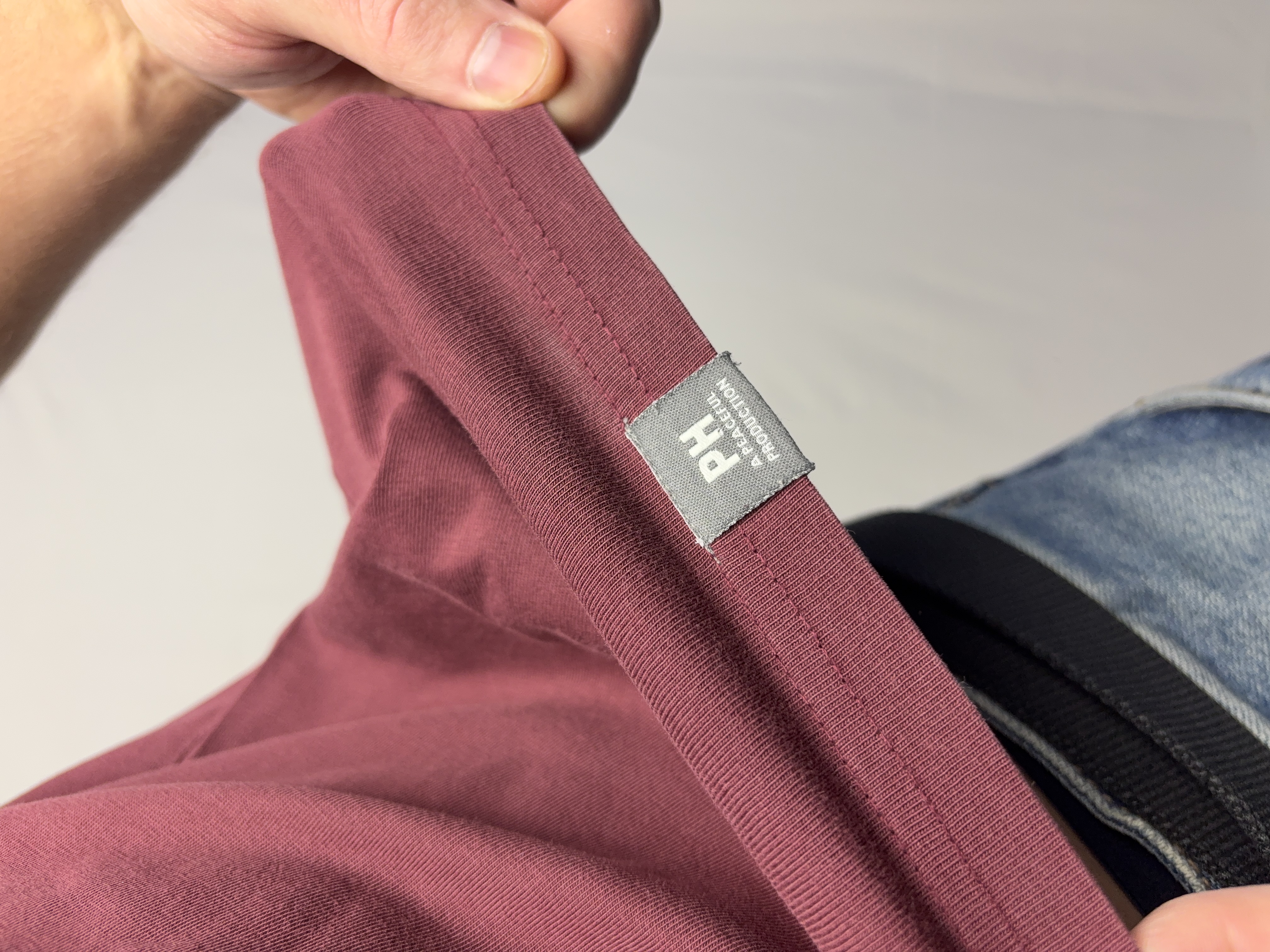 T-Shirt Peaceful Hooligan bordeaux