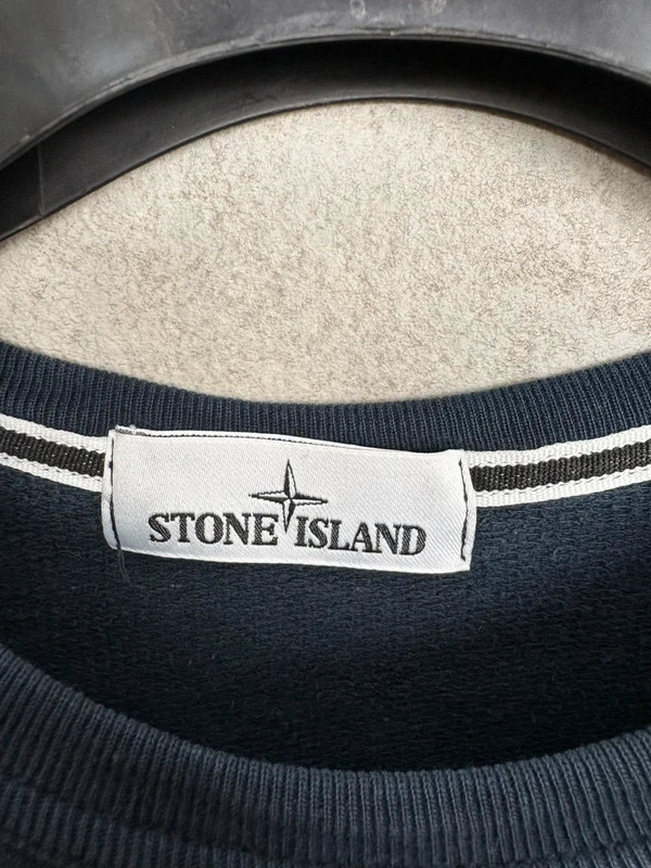 Sweat Stone Island bleu marine (M)