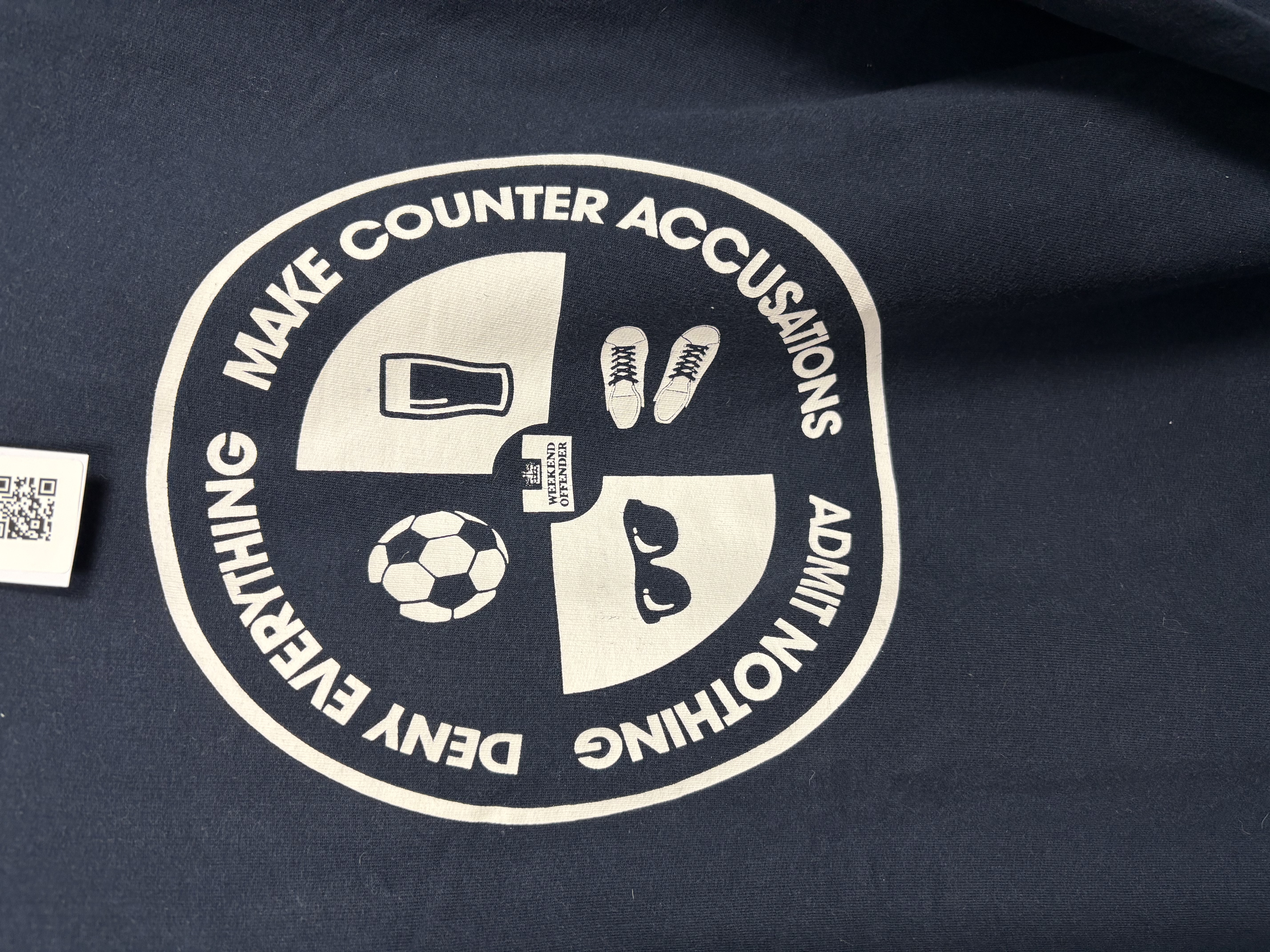 Pull Weekend Offender - Navy "Deny Everything" (L)