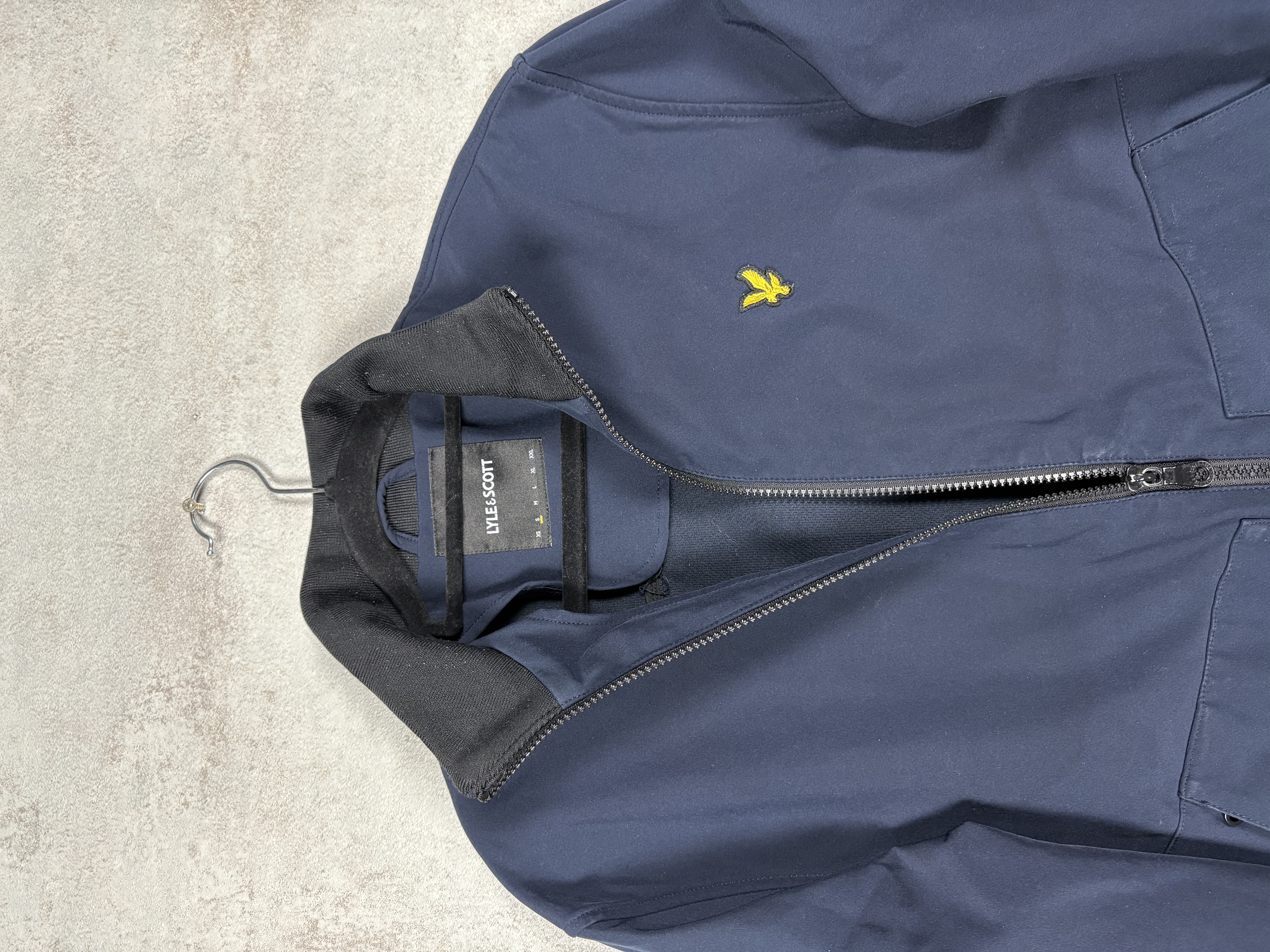 Zip Lyle and Scott bleu marine (S)