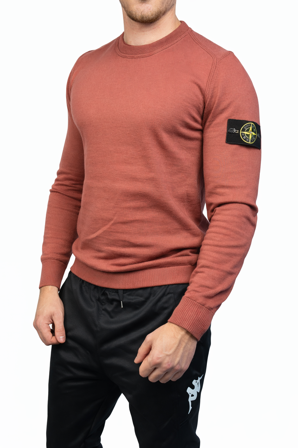 Sweat Stone Island Saumon / Corail