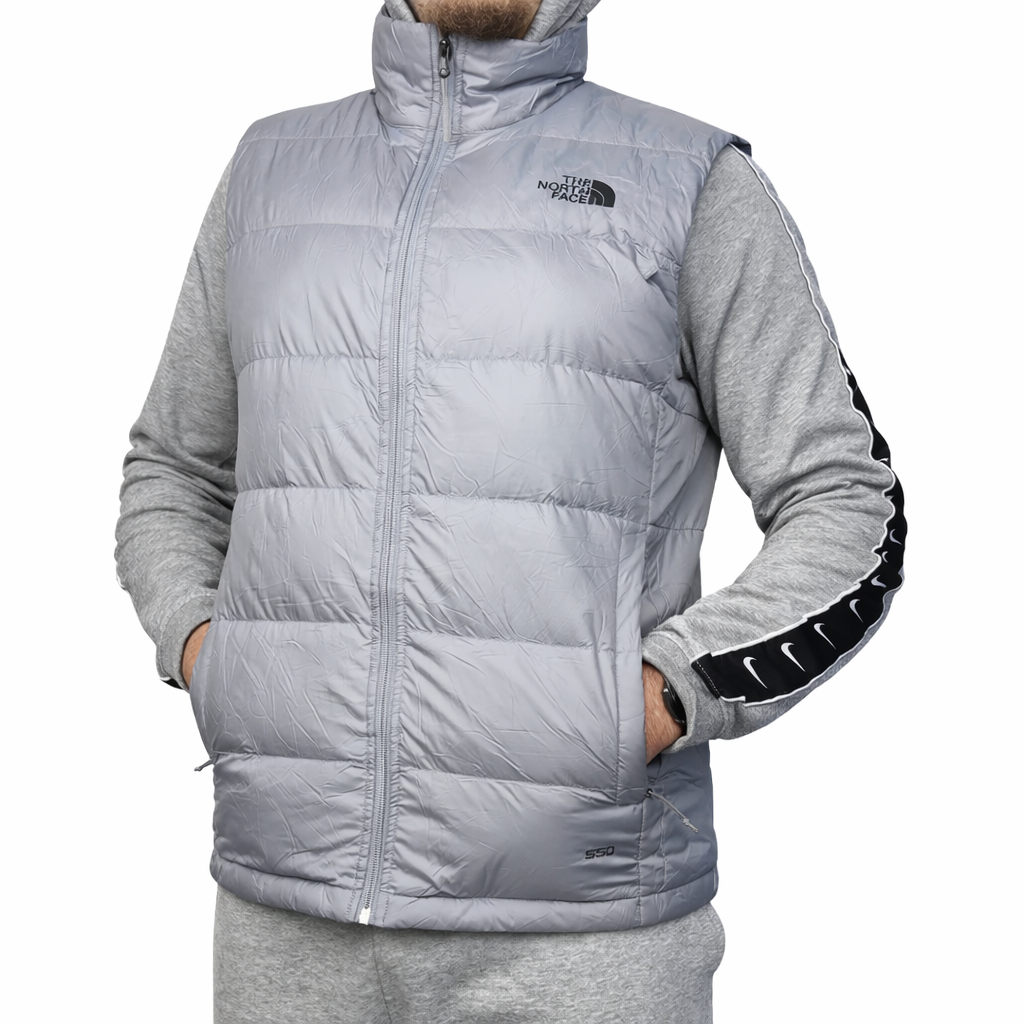 Doudoune sans manche The North Face grise