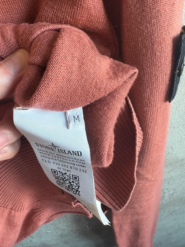 Sweat Stone Island Saumon / Corail