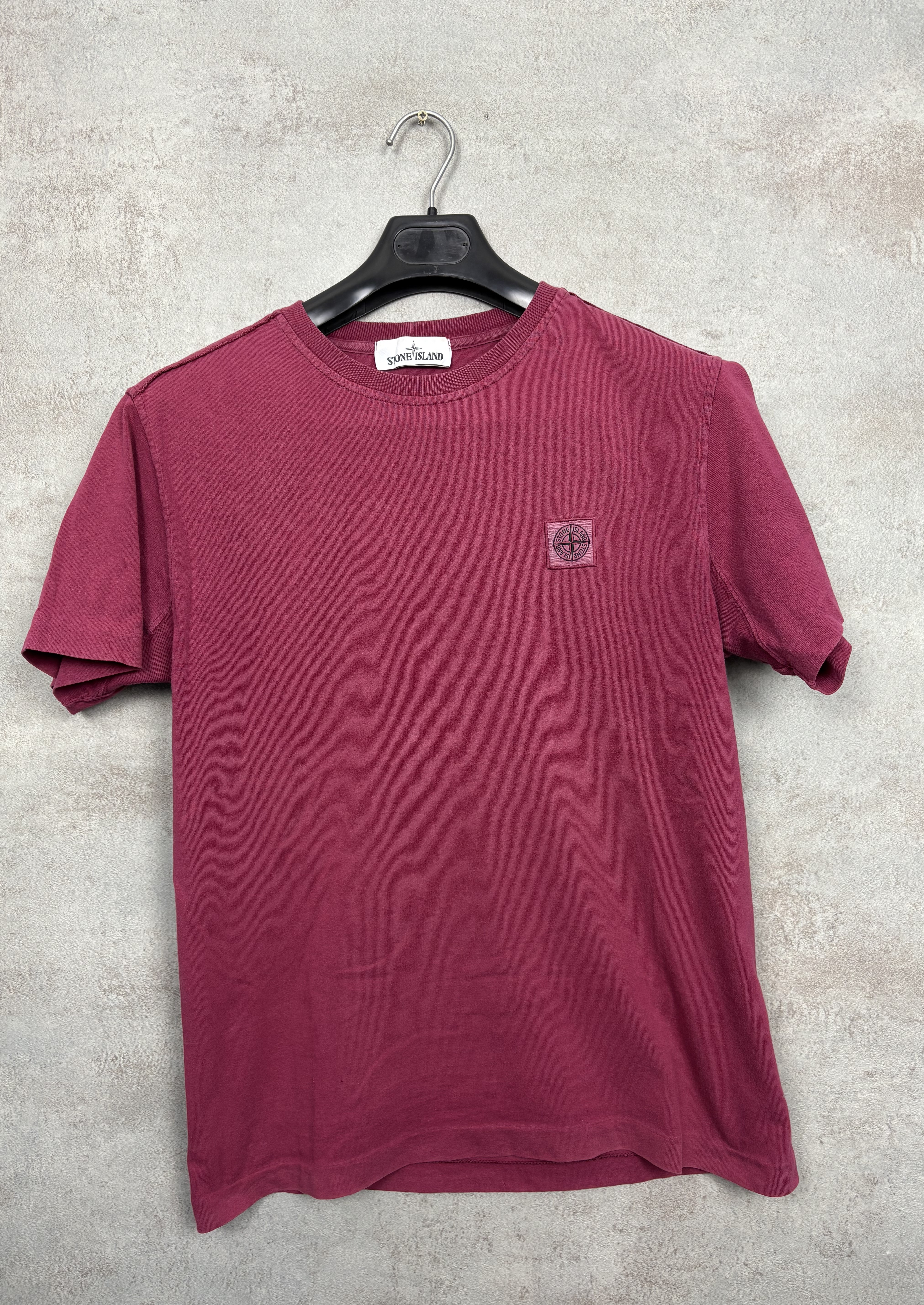 T-shirt Stone Island bordeaux (M)