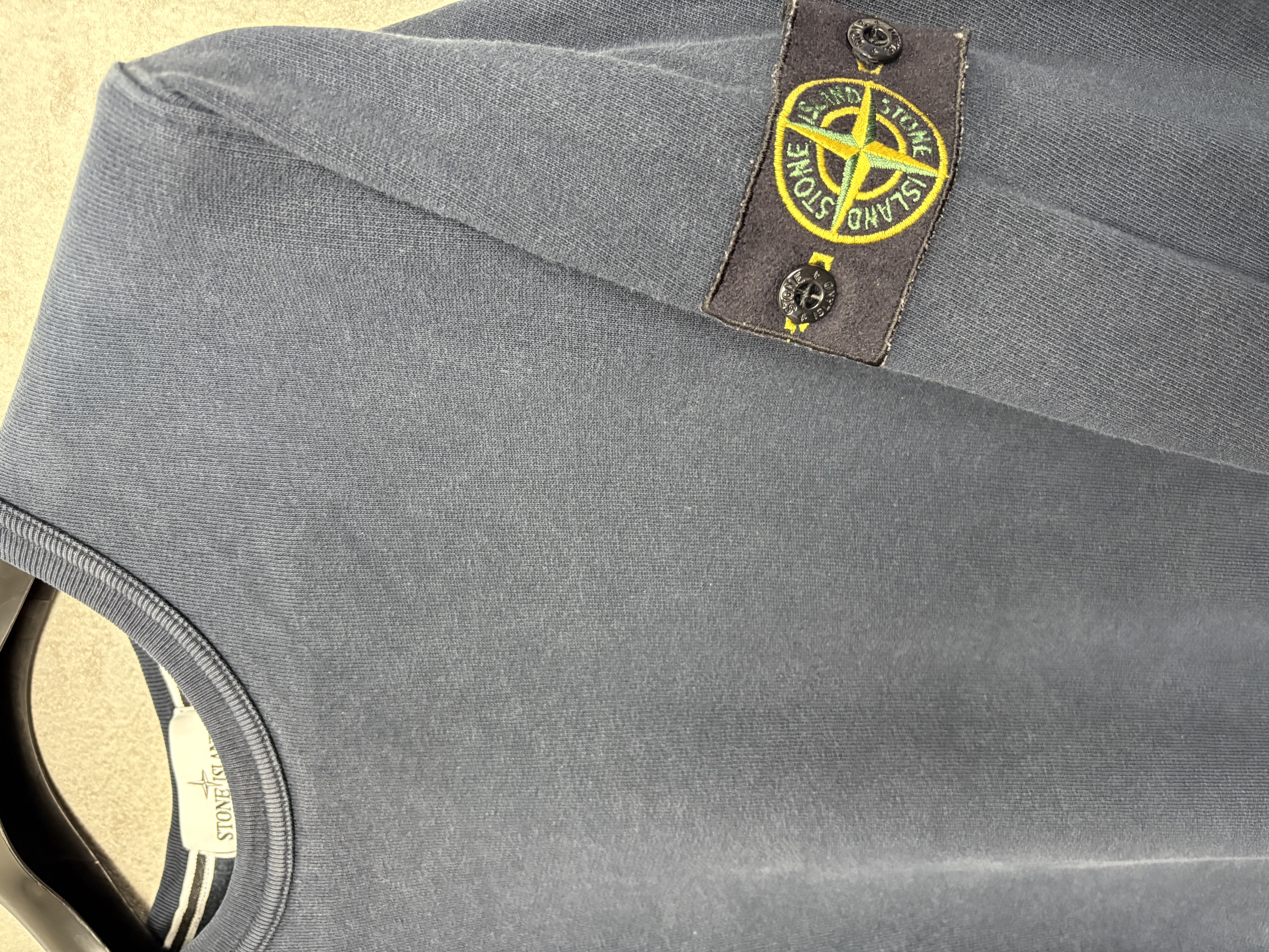 Sweat Stone Island bleu marine (L)