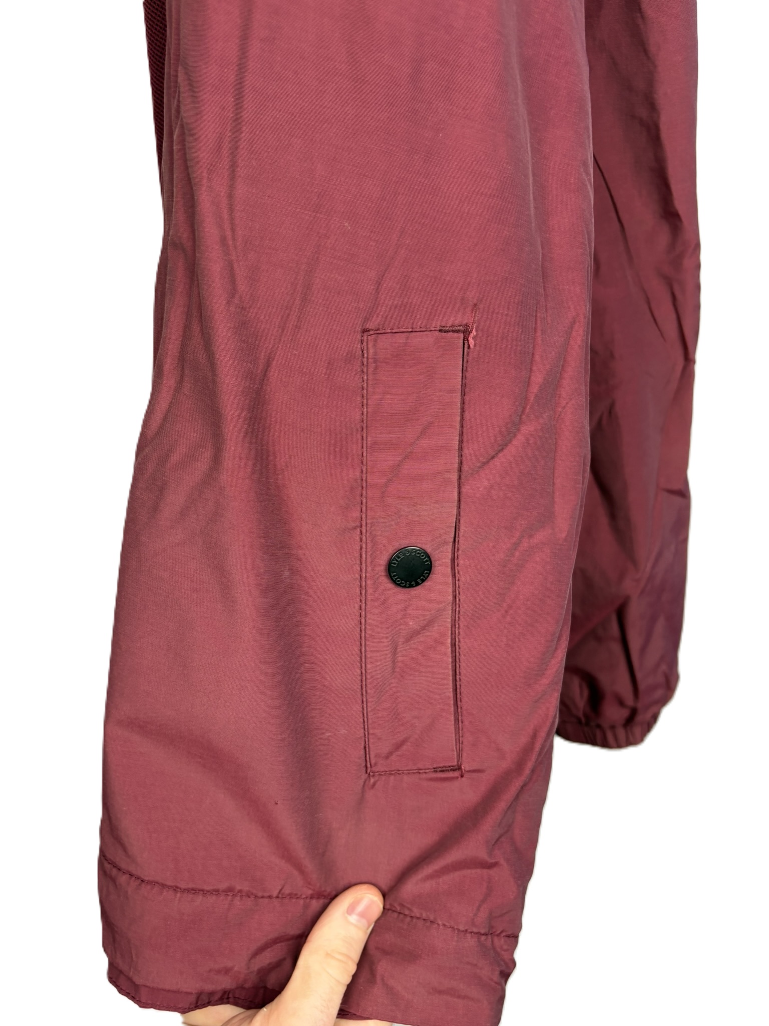 Coupe vent Lyle and Scott bordeaux