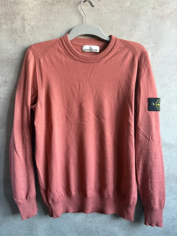 Sweat Stone Island Saumon / Corail