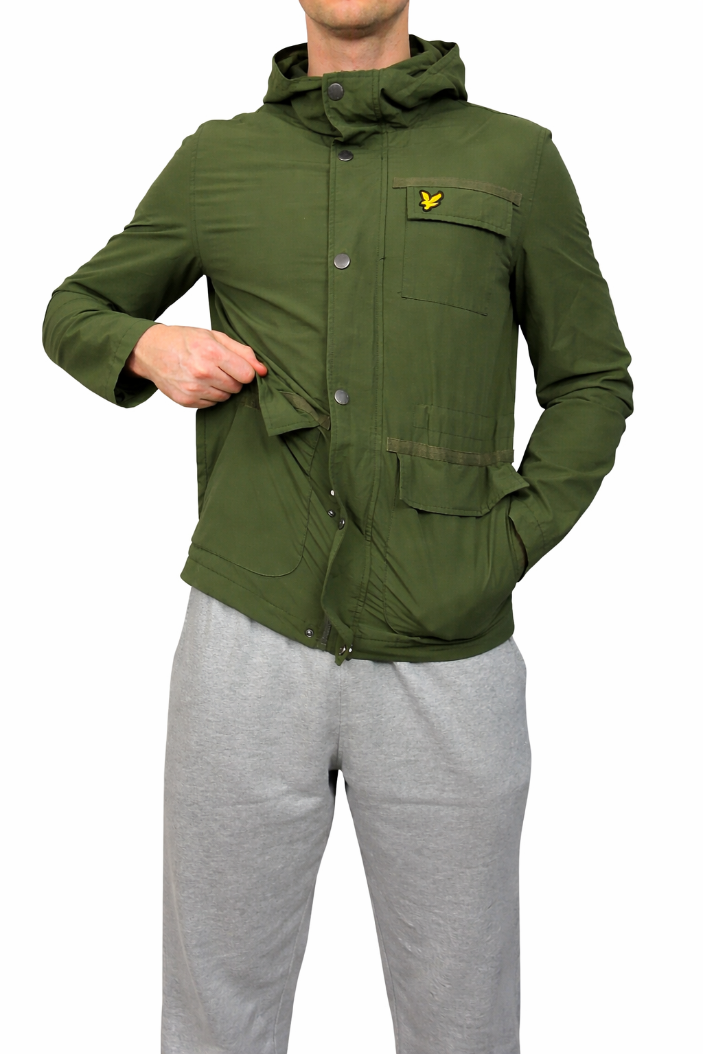 Veste Lyle and Scott Kaki à boutons
