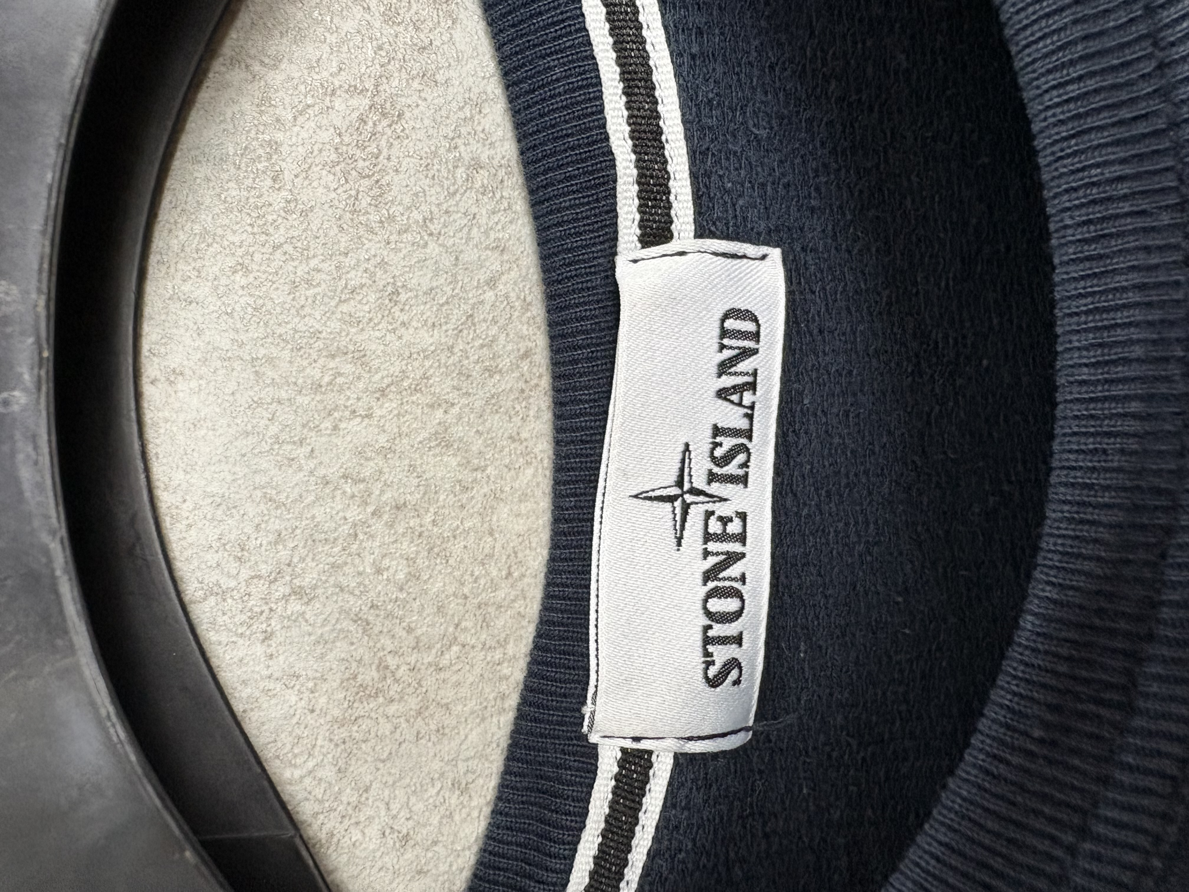 Sweat Stone Island bleu marine (L)